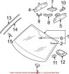 Genuine VW/Audi VW Windshield Bump Stop (40MM) 3C0845237