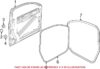 Door Seal – Front Driver Side Outer (Black)
