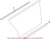 Door Rub Strip – Rear Driver Side (Chrome)