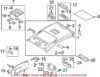 VW Sun Visor – Driver Side 3C8857551PC3