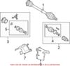 Genuine VW/Audi VW CV Joint Boot Kit – Front Outer 3D0498203