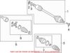 CV Axle Assembly – Front Driver Side