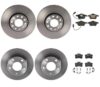 Brembo Brake Pads and Rotors Kit – Front and Rear (288mm/245mm) (Low-Met)