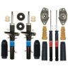 VW Suspension Strut and Shock Absorber Assembly Kit – Front and Rear 1J0513353D – Sachs 4026492KIT
