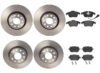 VW Brakes Kit – Pads & Rotors Front and Rear (312mm/272mm) (Low-Met) 7N0698451A – Brembo 4041910KIT