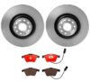 VW Brakes Kit – Brembo Pads and Rotors Front (345mm) (Ceramic) 8E0698151G – Brembo 4058689KIT