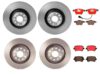 VW Brakes Kit – Pads & Rotors Front and Rear (345mm/310mm) (Ceramic) 8J0698151F – Brembo 4058694KIT