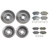 Mini Disc Brake Pad and Rotor Kit – Front and Rear (294mm/259mm) (Ceramic) (EURO) 34216794059 – Akebono Euro Ultra-Premium 4115194KIT