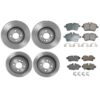Mini Disc Brake Pad and Rotor Kit – Front and Rear (294mm/259mm) (Xtra) (Ceramic) (EURO) 34216794059 – Akebono Euro Ultra-Premium 4116585KIT