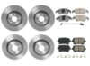 Audi Disc Brake Pad and Rotor Kit – Front and Rear (320mm/300mm) (Xtra) (Ceramic) (EURO) 8R0698151A – Akebono Euro Ultra-Premium 4122723KIT