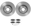 Audi Brake Kit – Pads and Rotors Front (320mm) (Ceramic) 8R0698151S – Brembo 4166804KIT