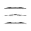 Audi SAAB Windshield Wiper Blade Set – Front and Rear – Bosch MicroEdge 4178439KIT