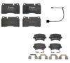 VW Disc Brakes Kit – Pads Front and Rear (Low-Met) JZW698451M – Brembo 4189334KIT