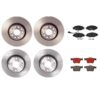 Audi Brake Kit – Pads and Rotors Front and Rear (312mm/272mm) (Ceramic) 8V0698451F – Brembo 4189991KIT