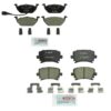 Volkswagen Disc Brake Pad Set Kit – Front and Rear (Ceramic) 1J0698151E
