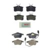 Audi Volkswagen Disc Brake Pad Set Kit – Front and Rear (Semi-Metallic) 4B0698151AB