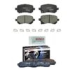 Volkswagen Disc Brake Pad Set Kit – Front and Rear (Ceramic) 68029264AA