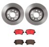 Audi Brembo Brake Kit – Pads and Rotors Rear (282mm) (Ceramic) 8E0698451J – Brembo 4194937KIT