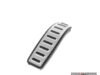Brushed Aluminum Pedal Cap - Throttle