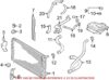 Genuine VW/Audi VW Engine Coolant Hose 4B0121055F