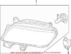 Genuine VW/Audi Fog Light – Front Driver Side 4E0941699B