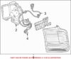 Genuine VW/Audi Bulb Holder (w/ Bulb) (12W 16V) 4E0945981