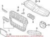 Genuine VW/Audi License Plate Bracket – Front 4G0807285JT94