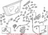 Genuine VW/Audi Door Hinge – Rear Driver Side Upper 4G0831401