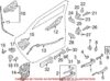 Genuine VW/Audi Door Hinge – Rear Passenger Side Upper 4G0831402C
