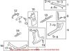 Genuine VW/Audi Quarter Panel Trim Panel Clip 4G0867276