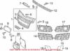 Genuine VW/Audi Grille – Front Driver Side Outer 4G88076819B9