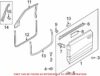 Genuine VW/Audi Door Seal – Front Passenger Side Outer