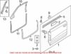 Genuine VW/Audi Door Seal – Front Passenger Side Upper 4G8845354H