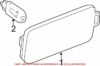 Genuine VW/Audi Side Marker Light – Rear Passenger Side 4G8945128