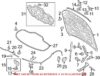 Genuine VW/Audi Hood Seal – Front 4H0823126H