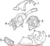 Genuine VW/Audi Turn Signal / Combination Lever 4H0953502P