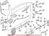 Genuine VW/Audi Exterior Door Handle Base – Driver Side 4H1837885