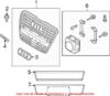 Genuine VW/Audi License Plate Bracket 4L0807285E3FZ