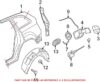 Genuine VW/Audi Fuel Filler Door Bracket 4L0809857B