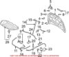 Genuine VW/Audi Hood Seal 4L0823733C