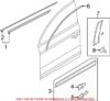 Genuine VW/Audi Door Applique – Front Driver Side 4L0837901Y9B