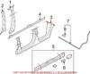 Genuine VW/Audi Door Seal – Passenger Side Inner 4L0839120D