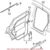 Genuine VW/Audi Door Seal – Rear Passenger Side 4L0839912