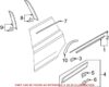 Genuine VW/Audi Stone Guard – Rear Driver Side 4L0839981A