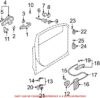 Genuine VW/Audi Exterior Door Handle Base – Front Passenger Side 4L1837886H