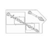 CV Axle Assembly – Front