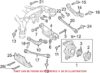 Genuine VW/Audi Suspension Control Arm 4M0501529L