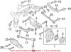 Genuine VW/Audi Suspension Knuckle – Rear Passenger Side 4M0505432AF