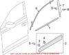 Genuine VW/Audi Door Applique – Front Passenger Side 4M0837902
