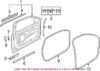Genuine VW/Audi Door Seal – Front Outer 4M0837911C
